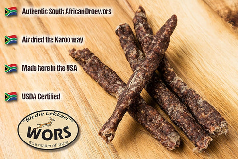 8oz Bledie Lekker Droewors (Dried Sausage)