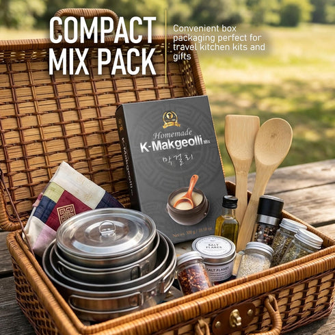 300g Homemade K-Makgeolli DIY Rice Wine Kit - Traditional Korean Wine Making Kit - Award-Winning Powder Mix - Easy