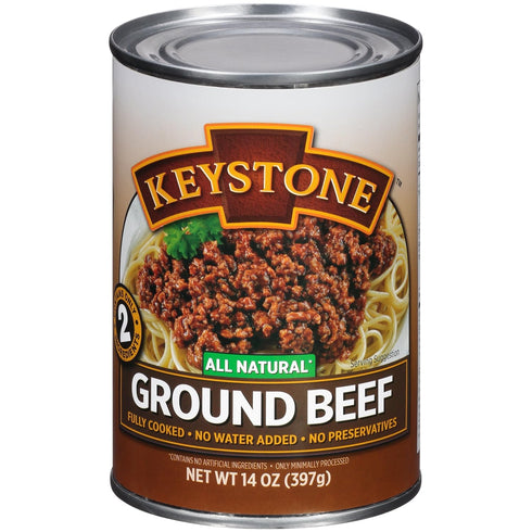 Keystone All Natural Ground Beef 14 Ounce Long Term Emergency Survival Food