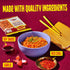 3 24-Pack Maggi Korean Spicy BBQ Noodles, Korean Instant Noodles, min, Spicy Ramen, Vegetarian, Halal, Kosher