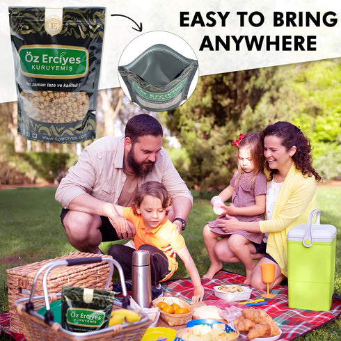 OZ ERCIYES 8.8 oz Roasted Chickpeas Snack Crunchy Garbanzo Beans, Healthy Bean Snack, Crispy Chickpeas, Chickpea