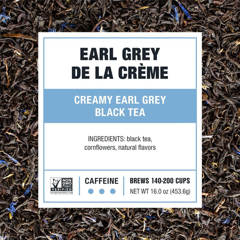 200 16 Tiesta Tea - Earl Grey de la Crme, Loose Leaf, Creamy Earl Grey Black Tea, Premium Blend, Caffeinated Black