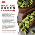 Spicy World Whole Green Cardamom Pods, 7 Oz Large Bag (200g), Natural Spice, Vegan, Aromatic