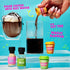 Set, Thoughtfully, Iced Coffee Barista Bar Gift Includes Instant Coffee, Flavored Syrups, Cocoa Powder & Cinnamon