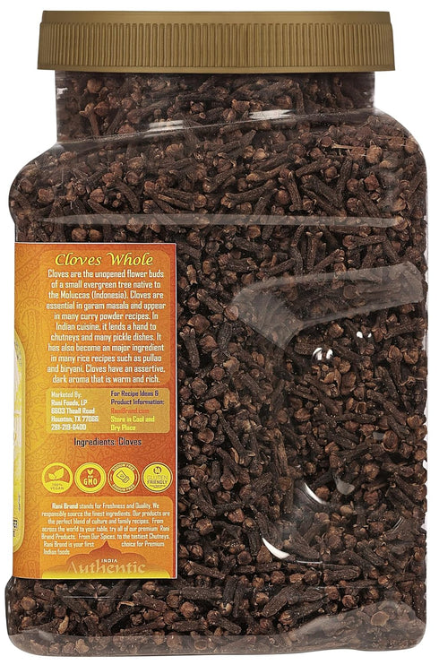 28oz (800g) Rani Cloves Whole (Laung) Great for Food, Tea, Pomander Balls and Potpourri, Hand Selected, Spice, Bulk PET