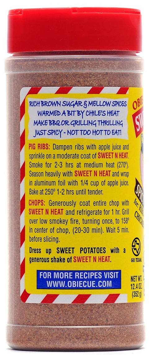 Obie-Cue's 3-Pack (12 oz Sweet n Heat Gift Box each bottle)