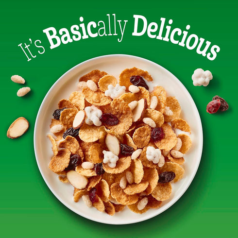 Basic 4 19.8 oz (Pack 6) Heart Healthy Cereal, Fruit and Nut Fiber Cereal with Whole Grain