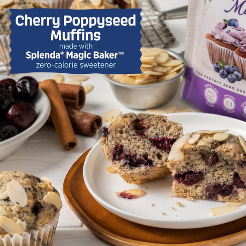 SPLENDA Magic Baker Zero Calorie Baking Blend with Stevia, Erythritol, and Allulose, 1lb Pouch