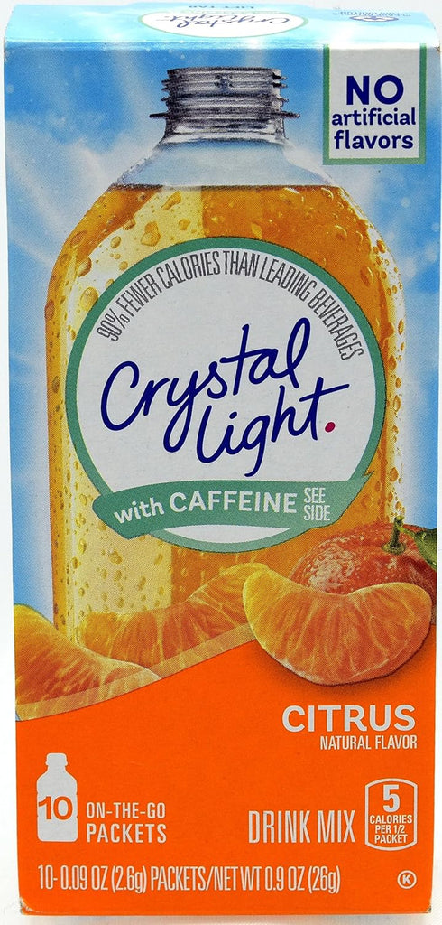 10-Packet (Pack 15) Crystal Light On The Go Raspberry Lemonade Drink Mix, Box
