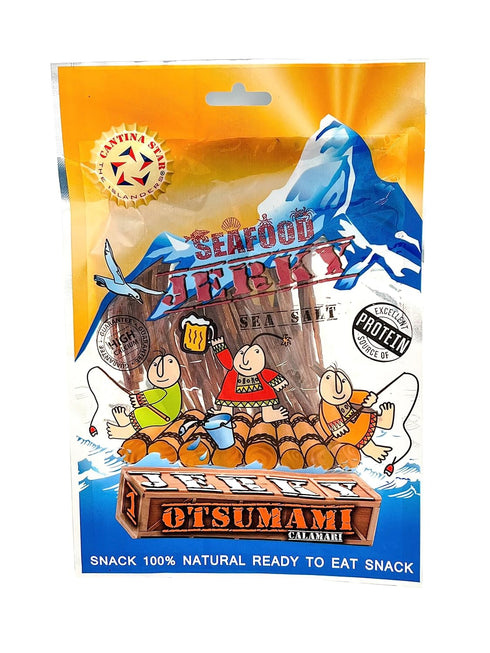 Cantina Star | Calamari Jerky (Dried Calamari) | OTSUMAMI | 2.8 oz - All