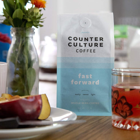 Counter 12 oz (1 Culture Coffee Fast Forward - Light Roast, Organic, Sustainably Farmed, Kosher, Whole Bean Coffee