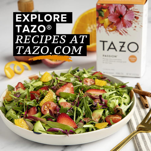120 (20ct Pack 6) TAZO Passion Herbal Tea Bags, Iced or Hot, Caffeine-Free, Total Tea Bags