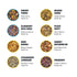 Set, 8 Tiesta Tea - Fruity Tea Sampler Dry Flight Loose Leaf, No Caffeine, Makes Hot and Iced, Assorted Fruit Brews