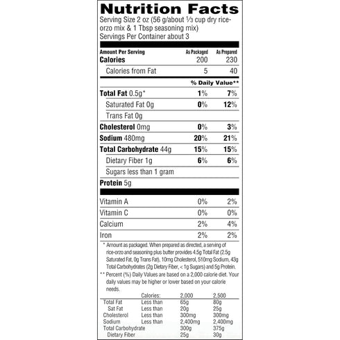 6.3 oz Near East Wild Mushroom And Herb Pilaf