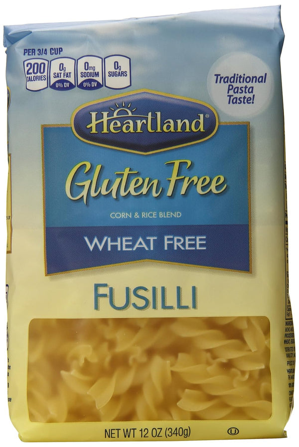 Heartland Gluten Free Fusilli, 12 Ounce (Pack of 6)