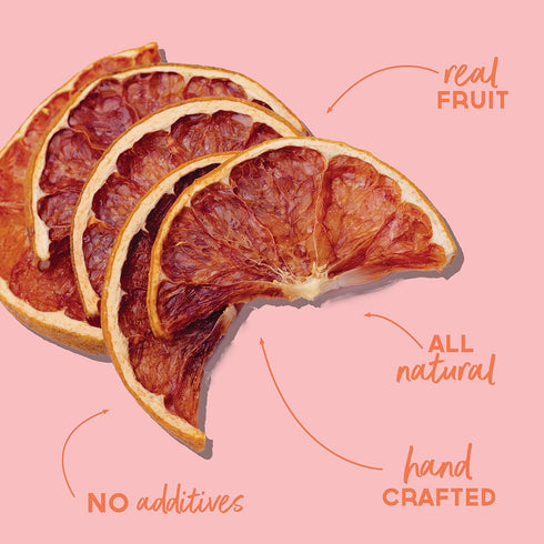 3 oz 25 BlueHenry Dehydrated Grapefruit - - slices - Natural Fruit