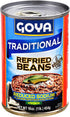 16 (Pack 12) Goya Foods Refried Pinto Beans, Reduced Sodium, Ounce