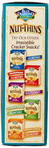 4.25 oz Blue Diamond Almonds, Pecan Thins Gluten Free Cracker Crisps perfect for Snacking