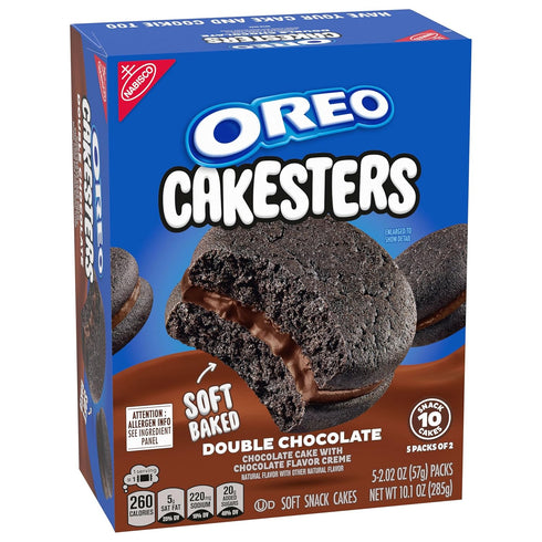 Pack, 3-5 Count Packs (15 Packs, 5 OREO Cakesters Soft Snack Cakes Variety Total Snack Per Flavor)