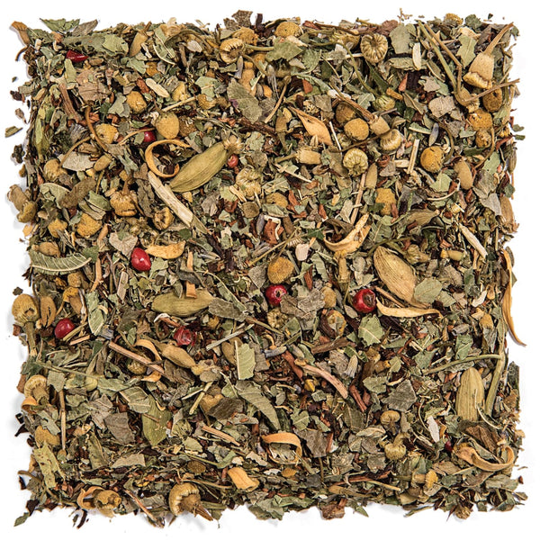 Tealyra Tranquil Dream Herbal Loose Leaf Tea, Chamomile Honeybush Lavender, Caffeine-Free, 220g (8-ounce)