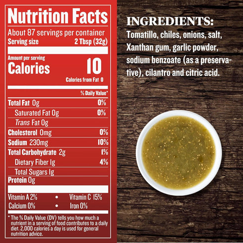 EMBASA Salsa Verde, Medium, 7 Oz Can, 12-pack