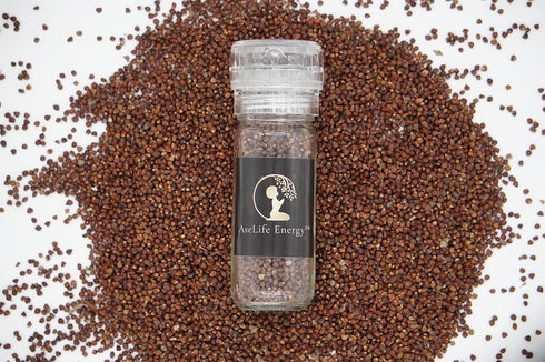 AseLife Energy Grains of Paradise Spice with Spice Grinder 4.3 OZ Jar