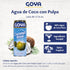 2-Pack (17.6 oz Goya Pure Coconut Water with Pulp, Tropical Hydration with Real Fruit, Great for Smoothies, Snacks