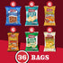 Pack, 1oz (36 Count) Herrs Snacks Variety Potato Chips, Pretzels, Popcorn, Cheese Curls, Bag