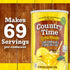 Country 1 63 oz Time Lemonade Powdered Drink Mix, Canister, for Flavorful Hydration and Shareable Refreshment