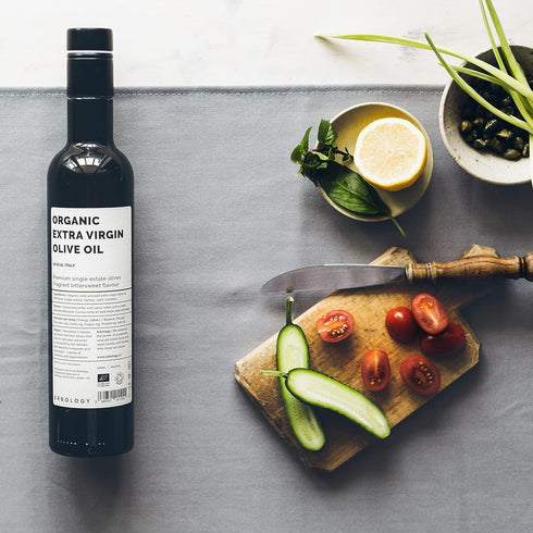 17 oz 742 0.15% 100% Erbology Organic Extra Virgin Olive Oil fl - Early Harvest - mg/kg Polyphenols - Free Acidity
