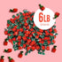 6 lbs Strawberry Bulk Candy by Cambie, of Strawberry Candy with a Deliciously Sweet Hard Exterior with a Soft