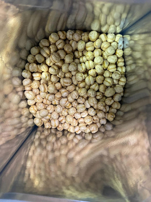 2 LB- Organic Roasted Chickpeas USDA Organic Certified Healthy Snack, Lightly Roasted, No Oil, No Salt, No GMO & Gluten