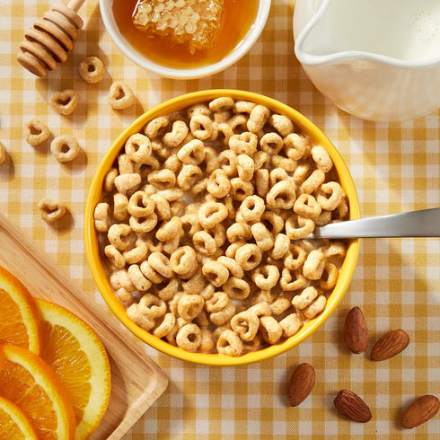 725g/25.6 oz, Cheerios Honey Nut Cereal Naturally Flavoured, Imported from Canada}