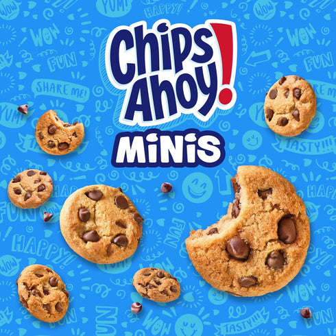 40 Packs (4 CHIPS AHOY! Mini Original Chocolate Chip Cookies, Snack Boxes)