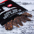 17G 6oz No Mans Land Slow-Dried Beef Jerky | Protein, Low Carb, Low Calorie Beef Snack | Smoked & Seasoned Jerky Strips