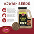 Spicy World 5 LB 100% Ajwain Seeds Bulk Jar - Carom Seeds, Bishops, Natural, Premium Quality - Great for Tea, Breads