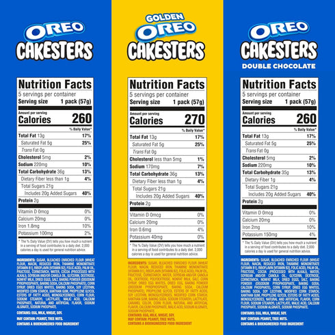Pack, 3-5 Count Packs (15 Packs, 5 OREO Cakesters Soft Snack Cakes Variety Total Snack Per Flavor)