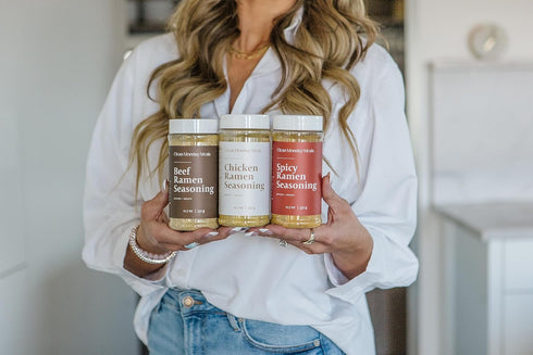 Pack Pack Clean Monday Meals Chicken, Beef & Spicy Ramen Seasoning | Gluten-Free, Dairy-Free, Non-GMO | Trio