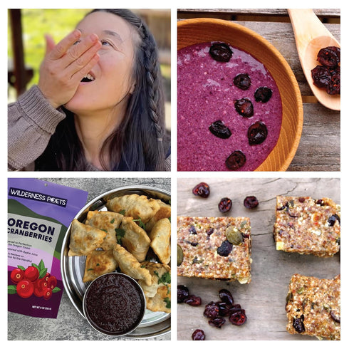 2 (32 Wilderness Poets, Oregon Cranberries (Sweetened with Apples) - Dried Cranberries Infused with Unsweetened Apple
