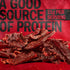 Jack Link's Beef Jerky, Teriyaki, Half Pounder Large Bag - Flavorful Meat Snack with 11g Protein per Serving