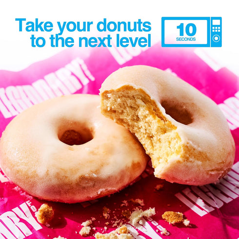 22g GLP-1 8 Pack pack Legendary Foods Protein Donuts - Protein, Glazed Vanilla, Zero Sugar Snack, Gluten Conscious, Low