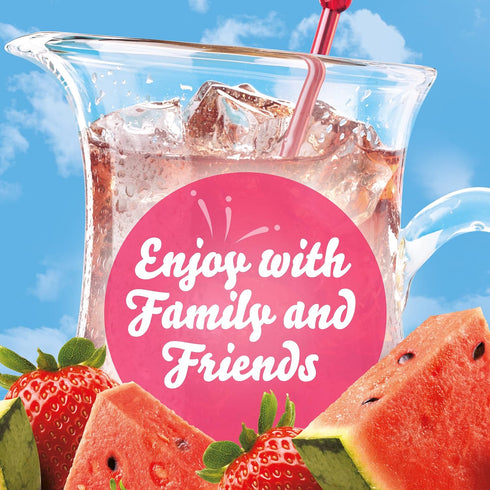 6 Count Packets Crystal Light Sugar-Free Strawberry Watermelon Low Calories Powdered Drink Mix Pitcher