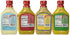 Woeber's 4 (1) (1) (1) (1) 16 Oz. Sandwich Pal Flavor Variety Bundle: Horseradish Mustard, Sweet & Spicy Mustard