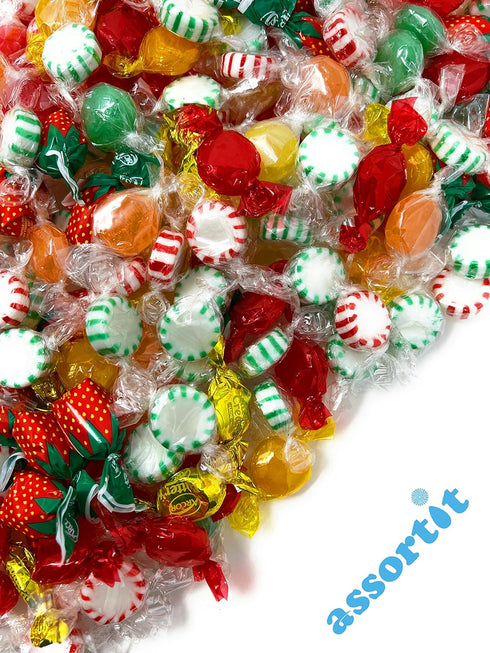 6 lbs 96 oz. American Old Fashioned Hard Candy - - Peppermint and Spearmint Starlights, Cinnamon Disks, Butterscotch