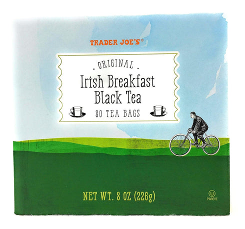 Trader Joe's Original Irish Breakfast Tea (80 Black Tea Bags Per Box)