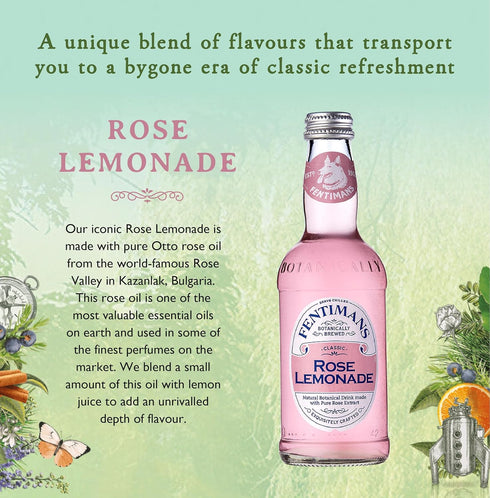 750 ML FENTIMANS Rose Lemonade Soda