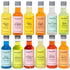 Set, Set 12 Thoughtfully Cocktails, Skinny Cocktail Mixer Mocktail Non Alcoholic Drinks, Flavors Include Margarita