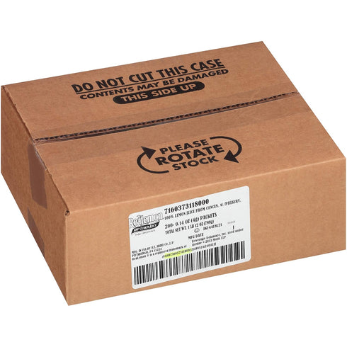ReaLemon 4 (Pack 200) Single Serve Lemon Juice, gr.