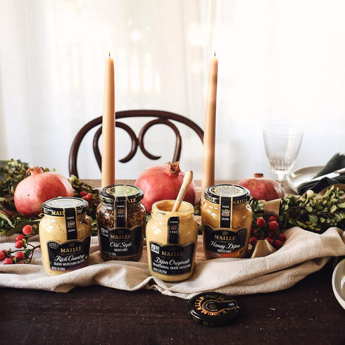 Pack 7 Oz, 4 Count Maille Mustard Variety