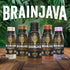 BrainJava 110 8 Oz, 4 Pack Oat Milk Mocha Latte, MG Caffeine, Ready to Drink Beverage With L Theanine, Vitamin C